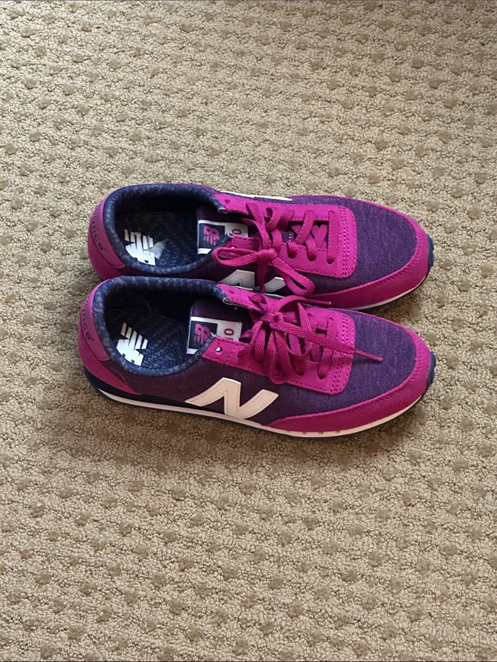 New Balance 410 Purple Athletic Running Shoes WL410OPB Women's Size 7